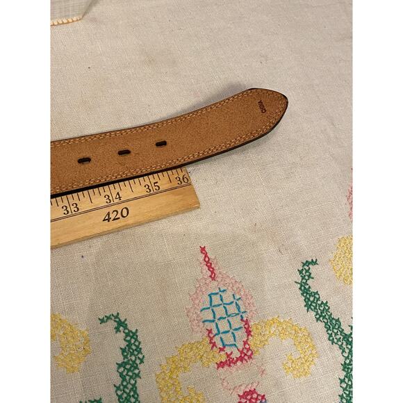 Ranger Belt Co Western/Cowboy Leather Belt Sz 34 Genuine Handtooled Leather - Picture 9 of 10